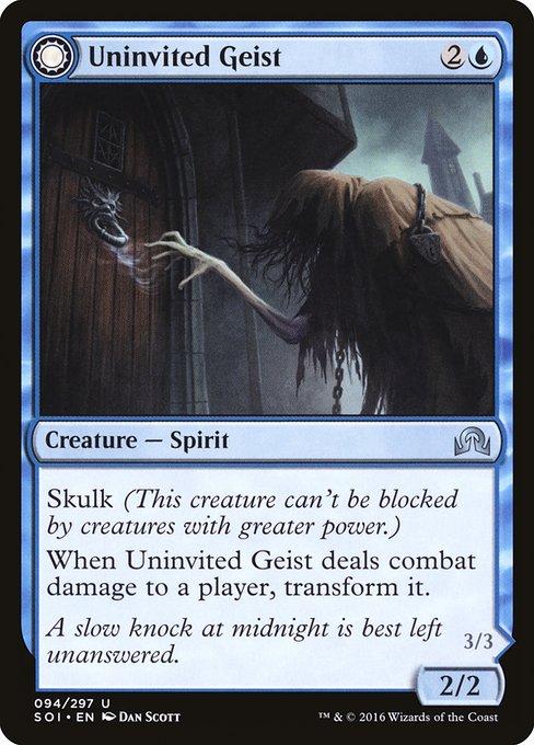 Uninvited Geist / Unimpeded Trespasser (front)