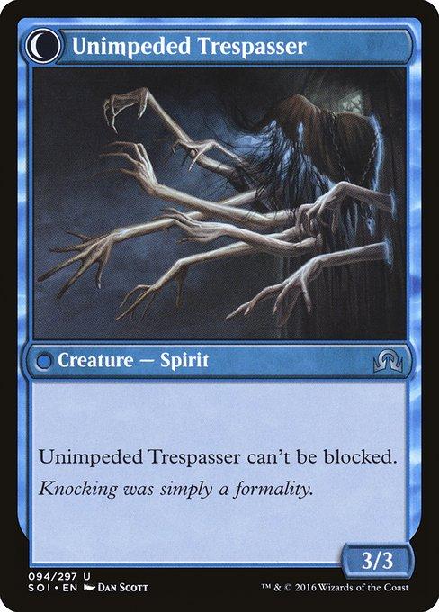 Uninvited Geist / Unimpeded Trespasser (back)