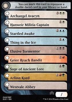 Double-Faced Card Proxy Checklist (V.2)