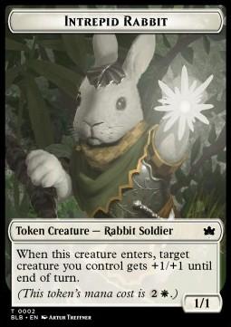 Intrepid Rabbit Token (White 1/1)