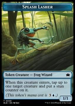 Splash Lasher Token (Blue 1/1)