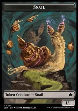 Snail Token (Black 1/1)