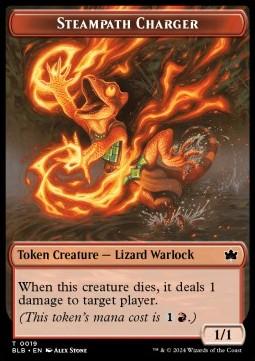 Steampath Charger Token (Red 1/1)