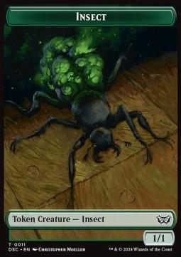 Insect Token (G 1/1) // Shapeshifter Token (C */*)