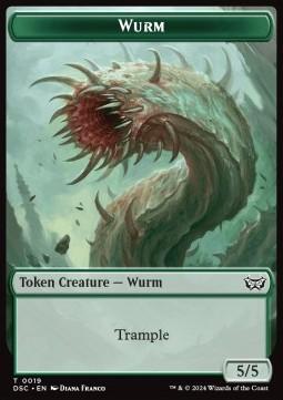 Wurm Token (G 5/5 Trample) // Insect Token (G 1/1)