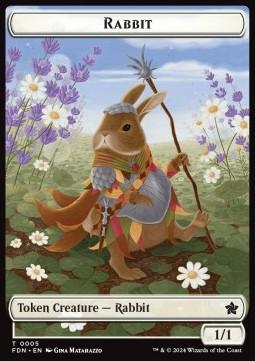 Rabbit Token (W 1/1) // Soldier Token (W 1/1)