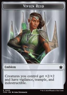 Vivien Reid Emblem // Elf Warrior Token (G 1/1)