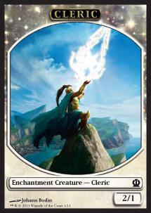Cleric Token (White 2/1)