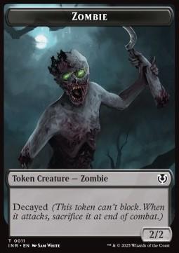 Zombie Token (B 2/2 Decayed) // Zombie Token (B */*)
