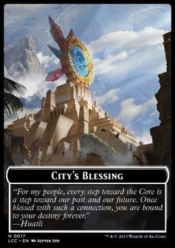 City's Blessing // Dinosaur Token (G 3/3 Trample)