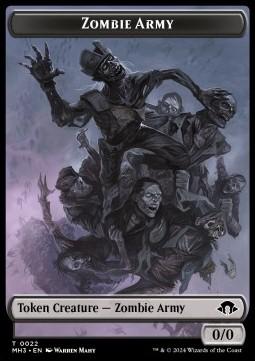 Zombie Army Token (Black 0/0)