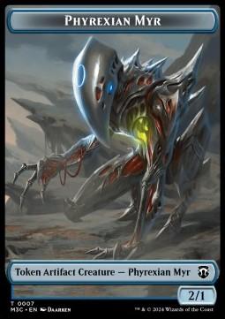 Phyrexian Myr Token (UA 2/1) // Servo Token (A 1/1) (V.1)