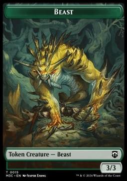 Beast Token (G 3/3) // Insect Token (G 1/1) (V.1)