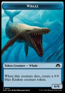 Whale Token (U 6/6) // Phyrexian Germ Token (B 0/0)