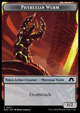 Phyrexian Wurm Token (A 1/2 Deathtouch) // Energy Reserve