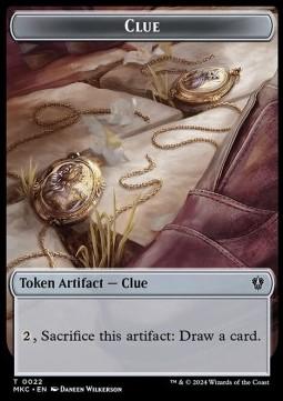 Clue Token // Insect Token (G 1/1 Flying, Deathtouch)