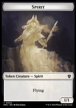Spirit Token (W 1/1) // Phyrexian Germ Token (B 0/0)