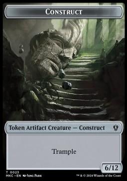 Construct Token (A 6/12) // Soldier Token (W 1/1)