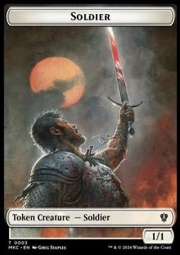 Soldier Token (W 1/1) // Ogre Token (R 3/3)