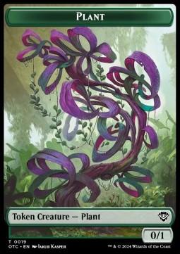 Plant Token (G 0/1) // Plant Warrior Token (G 4/2)