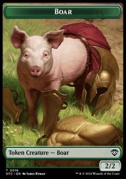 Boar Token (G 2/2) // Manifest Token (C 2/2)