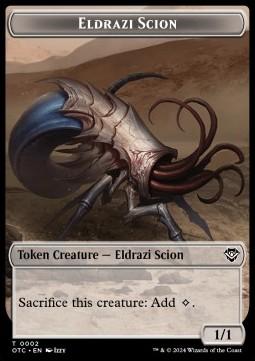 Eldrazi Scion Token (C 1/1) // Manifest Token (C 2/2)