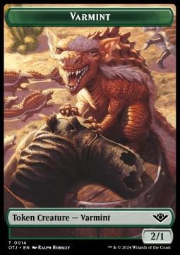 Varmint Token (Green 2/1)