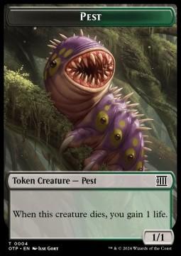 Pest Token (BG 1/1) // Treasure Token
