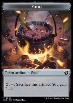 Food Token // Mercenary Token (R 1/1) (V.2)