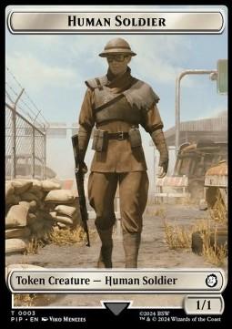 Human Soldier Token (W 1/1) // Settlement Token