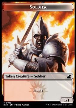 Soldier Token (Red and White 1/1)