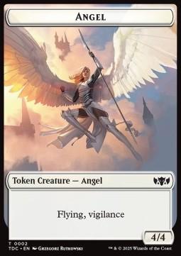 Angel Token (W 4/4 Vigilance) // Spirit Token (W 1/1)