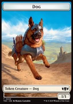 Dog Token (W 1/1) // Goblin Token (R 1/1)