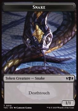 Snake Token (B 1/1) // Myr Token (A 1/1)
