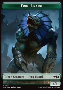 Frog Lizard Token (G 3/3) // Dragon Token (R 5/5)