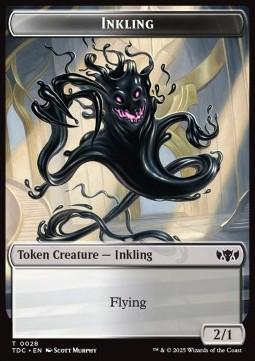 Inkling Token (WB 2/1) // Insect Token (G 1/1 Flying, Deathtouch)
