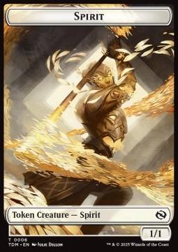 Spirit Token (W 1/1) // Spirit Token (W 2/2)