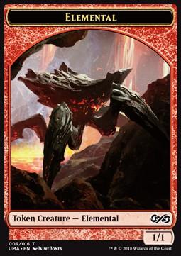 Elemental Token (Red 1/1) (V.1)