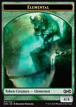 Elemental Token (Green 4/4)