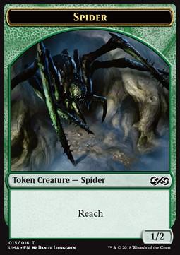 Spider Token (Green 1/2)