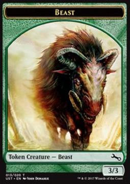 Beast Token (Green 3/3)
