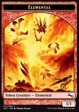 Elemental Token (Red 1/1)