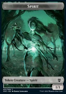 Spirit Token (C 1/1) / Spirit Token (W 1/1)