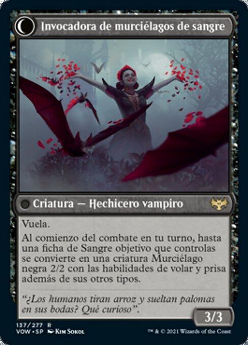 Voldaren Bloodcaster // Bloodbat Summoner (back)