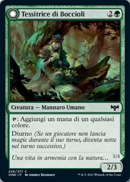 Weaver of Blossoms // Blossom-Clad Werewolf