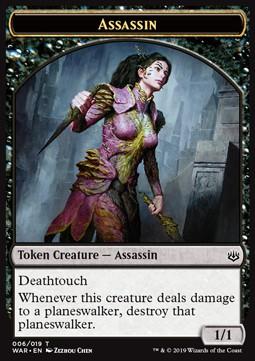 Assassin Token (Black 1/1 Deathtouch)