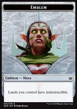 Nissa, Who Shakes the World Emblem