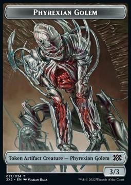 Phyrexian Golem Token (C 3/3) // Zombie Token (B 2/2)