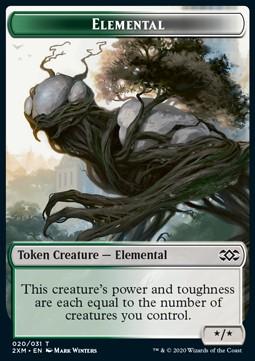 Elemental Token (GW */*) // Shapeshifter Token