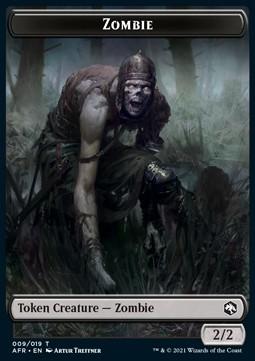 Zombie Token (Black 2/2)
